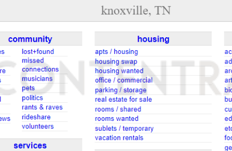 Craigslist Knoxville
